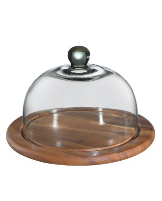 Platou pentru branza, cu capac din sticla, 25 cm - ZASSENHAUS